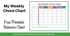 weekly chore chart my weekly chore chart intermediate wordpress