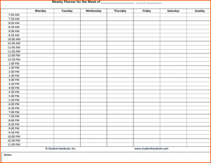 weekly hourly planner hourly planner weekly hourly planner