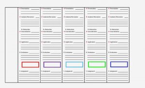 weekly lesson plan for preschool daily lesson log english language page