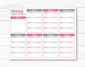 weekly weight loss chart il xn mml