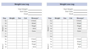 weight tracker chart thumb