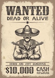 western wanted poster wild west wanted poster in vector eps download