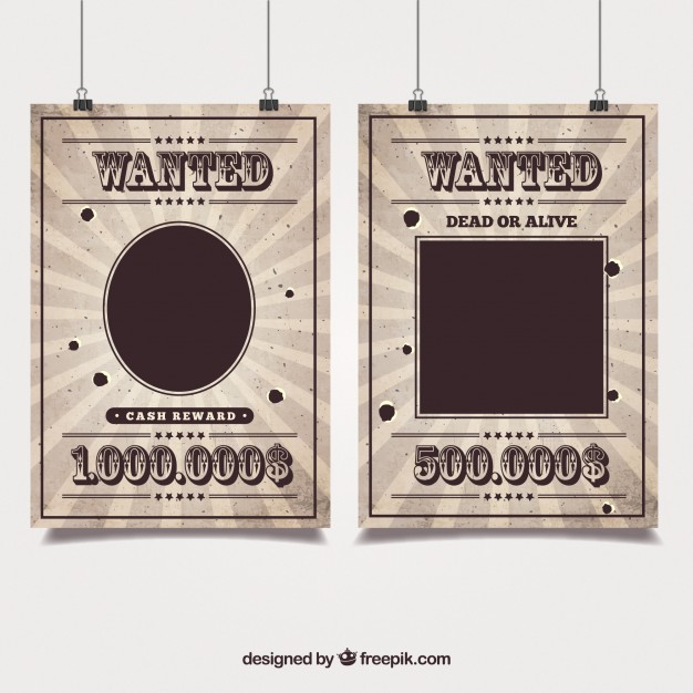 western wanted posters