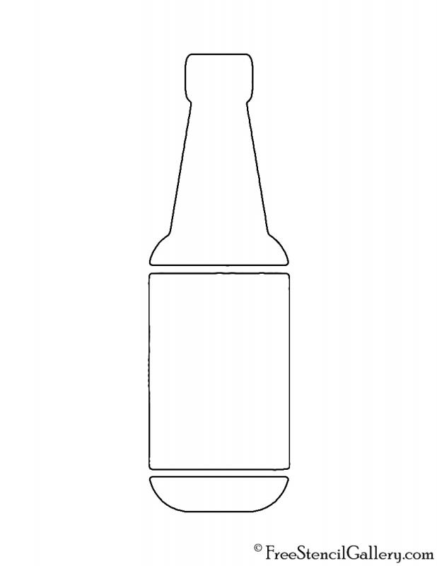 wine bottle template