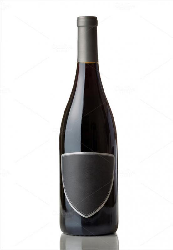 Wine Bottle Template Template Business