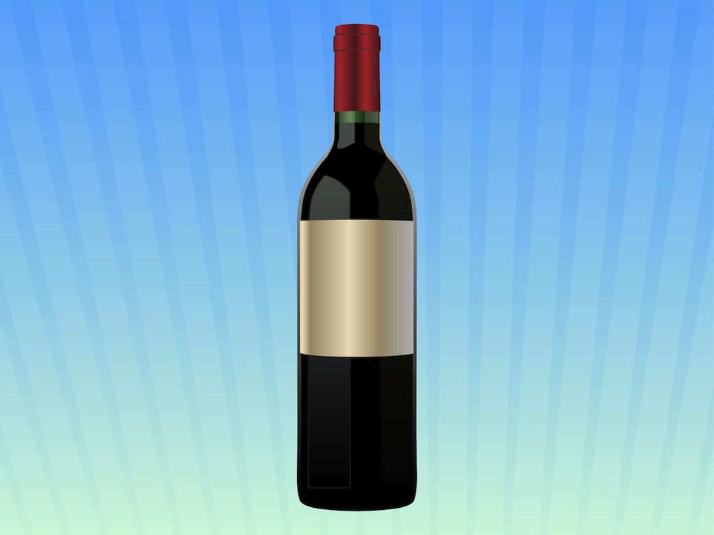 wine bottle template