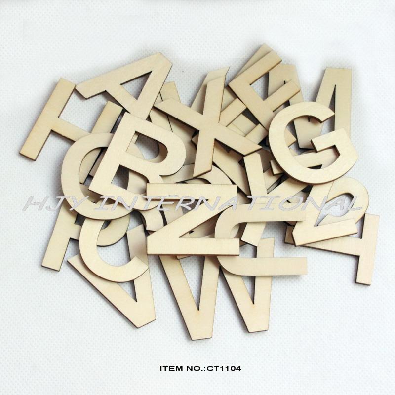 wooden alphabet letters