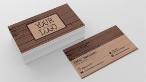 woodworking business cards retro wooden business card