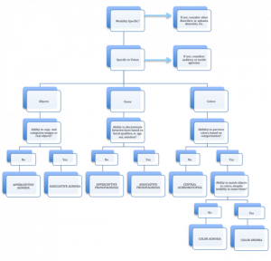 word flowchart template px flowchart for assessment of visual agnosias