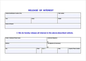 word forms template dvm release of interest form free download