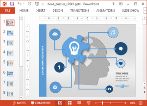 word map templates animated mind map powerpoint template