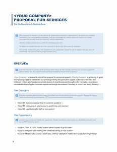 word proposal template sales proposal template