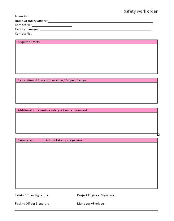 work order template word