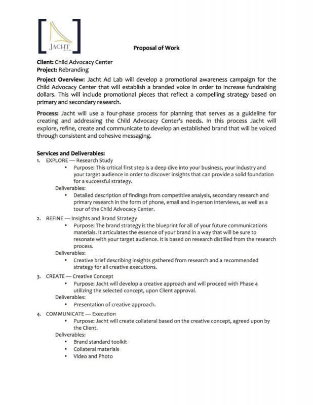 work proposal template