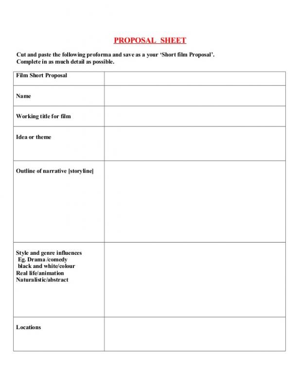 work proposal template