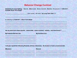 workout journal template behavior change contract set yourself up for success