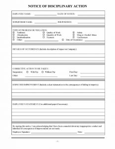 write up employee form