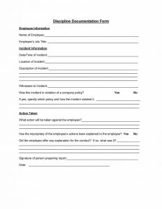 write up employee form