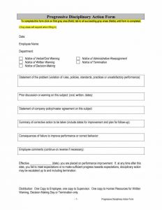 write up employee form