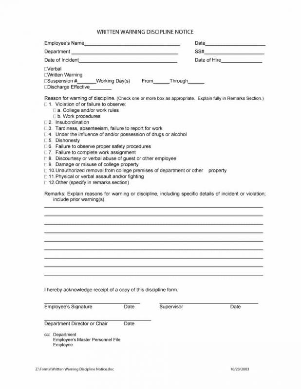 write up form