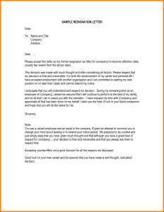 writing a letter format how to write letter of resignation