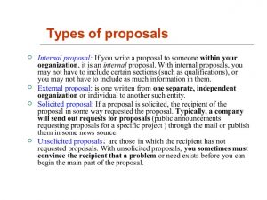 writing a proposal business proposal writing