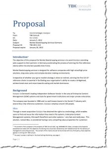 writing a proposal proposal