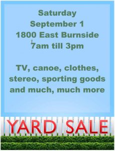 yard sale flyer free yard saleflyer