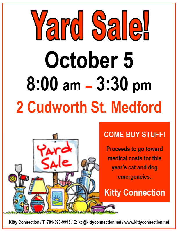 yard sale flyer