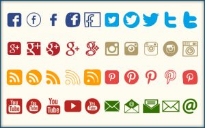 youtube banner design social media icons graphics