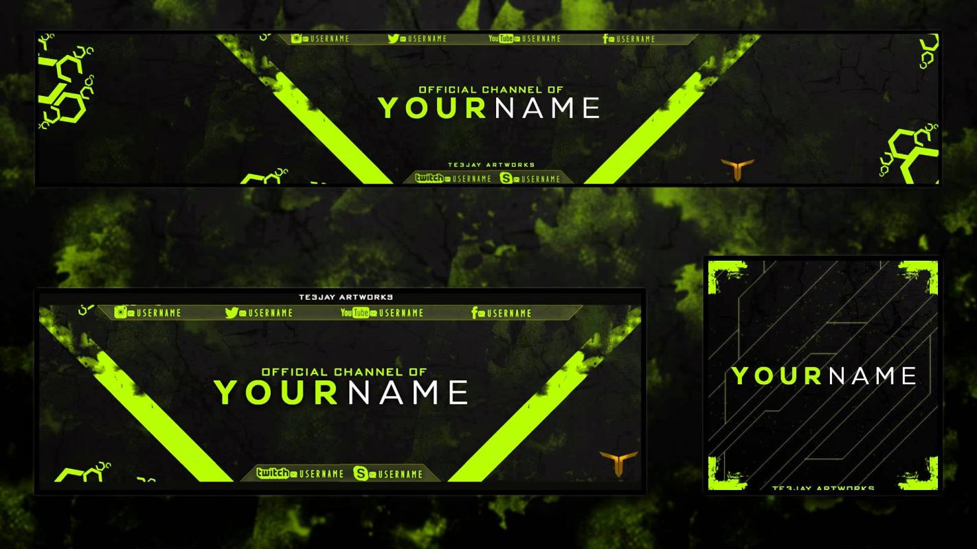 Youtube Banner No Text | Template Business