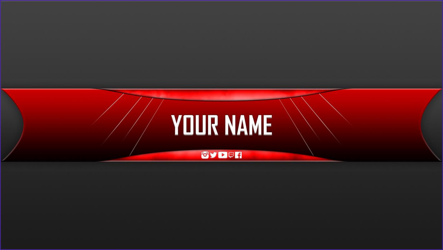 youtube banner template download