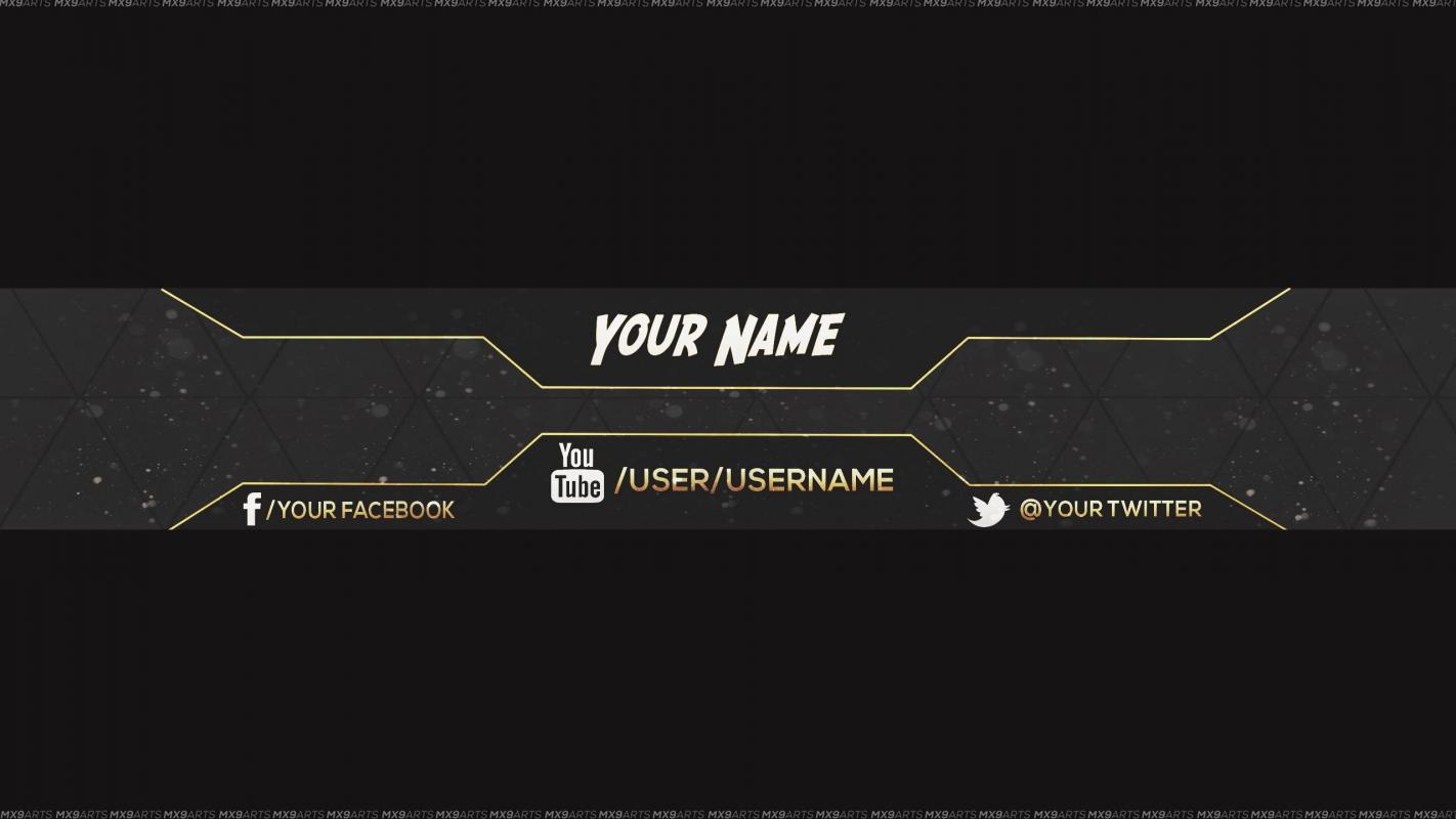 youtube banner template free