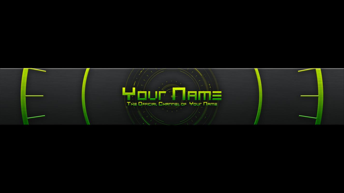 youtube header template