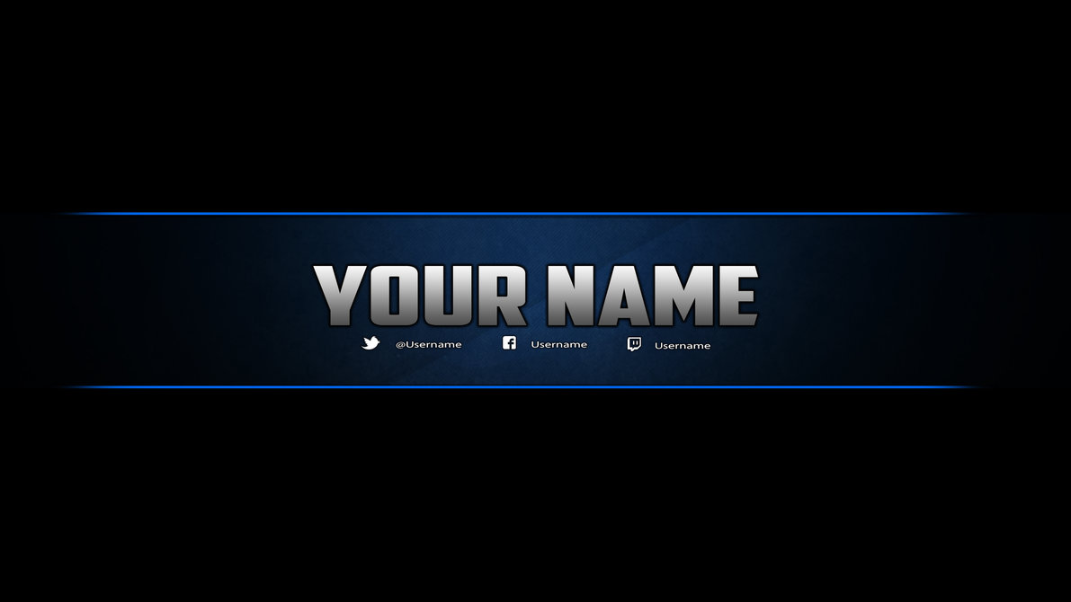 youtube header template